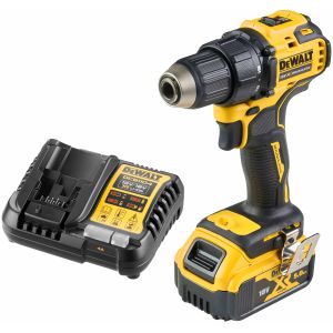 Аккумуляторная дрель-шуруповерт DEWALT DCD708P1, 18 В, 1650 об/мин, с АКБ 5 Ач и ЗУ (DCD708P1N-XJ)