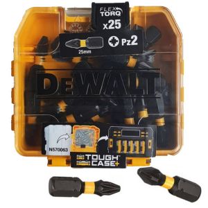 Бита DEWALT PZ2, 25 мм HEX, 25 шт. (DT70556T-QZ)