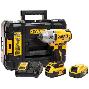 Аккумуляторный гайковерт DEWALT DCF899P2, 18 В, 950 Нм, 2400 уд/мин, с 2 АКБ 5 Ач и ЗУ, в кейсе TSTAK (DCF899P2-QW)
