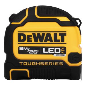 Рулетка DEWALT TOUGHSERIES DWHT35268, с подсветкой, 8 м (DWHT35268)