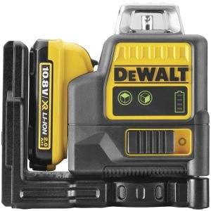 Самовыравнивающийся линейный ЗЕЛЕНЫЙ лазерный уровень DEWALT DCE0811D1G