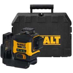 Аккумуляторный лазерный нивелир DEWALT DCLE34031N, 18 В, зеленый луч, 40 м, без АКБ и ЗУ, в кейсе (DCLE34031N-XJ)