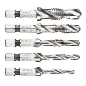 Набор сверл DEWALT IMPACT по металлу, 4/5/6/8/10 мм, 5 шт. (DT50060-QZ)