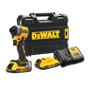 Аккумуляторный шуруповерт DEWALT DCF850D2T, 18 В, 206 Нм, 3800 уд/мин, с 2 АКБ 2 Ач и ЗУ, в кейсе TSTAK (DCF850D2T-QW)