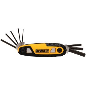 Набор дюймовых шестигранных ключей DEWALT DWHT70262M, 3/32"-1/4", 8 шт.