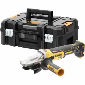Аккумуляторная угловая шлифмашина DEWALT DCG405FNT, 18 В, 125 мм, 9000 об/мин, без АКБ и ЗУ, в кейсе TSTAK (DCG405FNT-XJ)