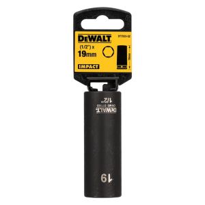 Ударная накидная головка DeWALT DT7553, длинная 19 MM 1/2