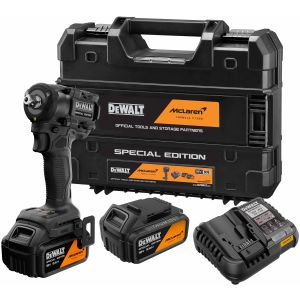 Аккумуляторный гайковерт DEWALT McLaren Limited Edition DCF92MP2T, 18 В, 610 Нм, 3550 уд/мин, с 2 АКБ 5 Ач и ЗУ, в кейсе TSTAK