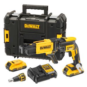 Аккумуляторный ленточный шуруповерт DEWALT DCF620D2K, 18 В, 30 Нм, 4400 об/мин, с 2 АКБ 2 Ач и ЗУ, в кейсе TSTAK (DCF620D2K-QW)