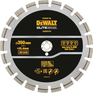 Диск алмазный DEWALT DT20467, по бетону, 350х25.4х1 мм, 1 шт. (DT20467-QZ)