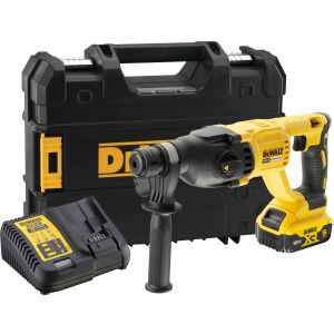 Аккумуляторный перфоратор DEWALT DCH133P1, 18 В, 2.6 Дж, 5500 уд/мин, с АКБ 5 Ач и ЗУ, в кейсе TSTAK (DCH133P1-QW)