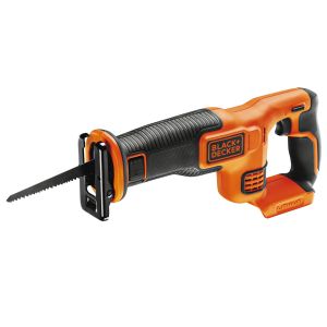 Аккумуляторная сабельная пила BLACK+DECKER BDCR18N, 18 В, 3000 ход/мин, 22 мм, без АКБ и ЗУ (BDCR18N-XJ)