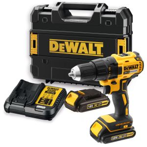 Аккумуляторная дрель-шуруповерт DEWALT DCD777S2TC, 18 В, 1750 об/мин, с 2 АКБ 1.5 Ач и ЗУ, в кейсе TSTAK (DCD777S2TC-QW)