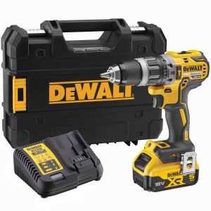Дрель-шуруповерт DEWALT DCD796P1, 18 В, 2000 об/мин, 34000 уд/мин, с АКБ 5 Ач и ЗУ, в кейсе TSTAK (DCD796P1-QW)