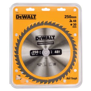 Диск пильный по дереву DEWALT CONSTRUCTION, 250х30х2 мм (DT1957-QZ)