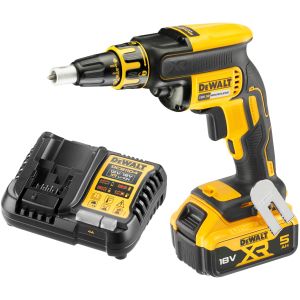 Аккумуляторный ленточный шуруповерт DEWALT DCF620P1, 18 В, 30 Нм, 4400 об/мин, с АКБ 5 Ач и ЗУ (DCF620P1N-XJ)