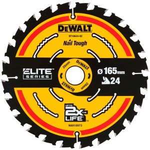 Пильный диск по дереву DEWALT DT10400, 165х20х1.65 мм (DT10400-QZ)
