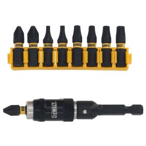 Бита DEWALT PH2,PZ2,PZ3,T15,T30,SL6, 25 мм, шестигранный (HEX), 10 шт. (DT70518T-QZ)