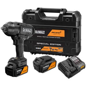Аккумуляторный гайковерт DEWALT McLaren Limited Edition DCF99MP2T, 18 В, 1898 Нм, 2200 уд/мин, с 2 АКБ 5 Ач и ЗУ, в кейсе TSTAK