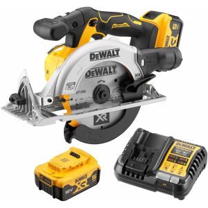 Аккумуляторная дисковая пила DEWALT DCS565P2, 18 В, 165 мм, 4950 об/мин, с 2 АКБ 5 Ач и ЗУ