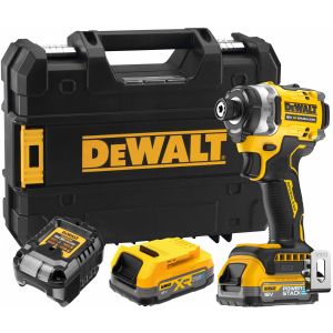Аккумуляторный шуруповерт DEWALT DCF860E2T, 18 В, 282 Нм, 4500 уд/мин, с 2 АКБ 1.7 Ач и ЗУ, в кейсе TSTAK (DCF860E2T-QW)