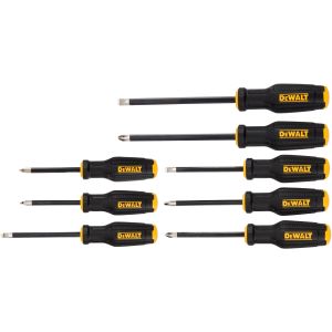Набор отверток DEWALT TOUGHSERIES DWHT65102-0, PH/PZ/SL, 8 шт.