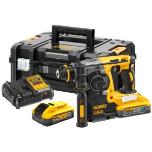 Аккумуляторный перфоратор DEWALT DCH273S2T, 18 В, 2.1 Дж, 4600 уд/мин, с 2 АКБ 3.5 Ач и ЗУ, в кейсе TSTAK (DCH273S2T-QW)