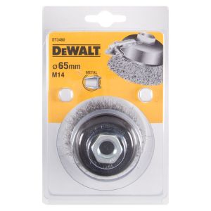 Чашечная щетка витая проволока 65 x 19 мм x M14 DEWALT DT3480