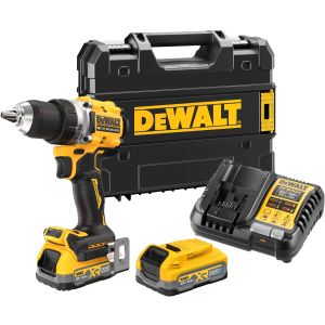 Аккумуляторная дрель-шуруповерт DEWALT DCD800S2T, 18 В, 2000 об/мин, с 2 АКБ 3.5 Ач и ЗУ, в кейсе TSTAK (DCD800S2T-QW)
