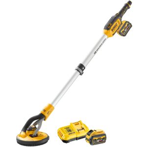 Аккумуляторная эксцентриковая шлифмашина для стен DEWALT DCE800T2, 18 В, 225 мм, 1200 кол/мин, с 2 АКБ 6 Ач и ЗУ (DCE800T2-QW)