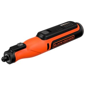 Аккумуляторный гравер BLACK+DECKER BCRT8IK, 7.2 В29500 об/мин, со встроенной АКБ 1.5 Ач (BCRT8IK-XJ)