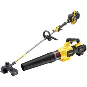 Аккумуляторный набор садовой техники DEWALT, 18 В: воздуходувка DCMBA572 + триммер DCM571, с АКБ 3 Ач и ЗУ