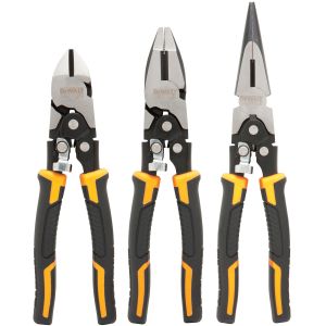 Набор DEWALT: плоскогубцы DWHT70228 + длинногубцы DWHT70230 + кусачки DWHT70229, DWHT0-70485