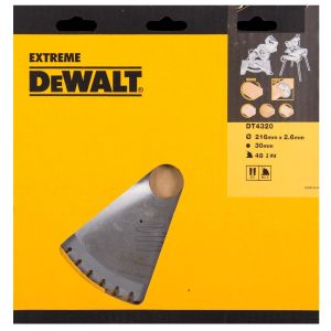 Пильный диск DEWALT EXTREME WORKSHOP DT4320, 216/30 мм.
