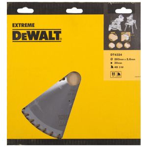 Пильный диск DEWALT EXTREME WORKSHOP DT4324, 260/30 мм.