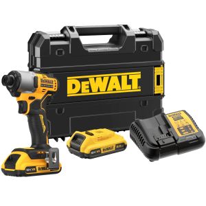 Аккумуляторный шуруповерт DEWALT DCF840D2T, 18 В, 192 Нм, 4200 уд/мин, с 2 АКБ 2 Ач и ЗУ, в кейсе TSTAK (DCF840D2T-QW)