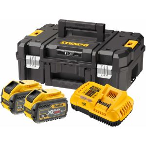 Набор DEWALT DCB118Y2T: 2 АКБ DCB548, Li-Ion, 18/54 В, 12/4 Ач и быстрое зарядное устройство DCB118, 18/54 В, 8 А, в кейсе TSTAK