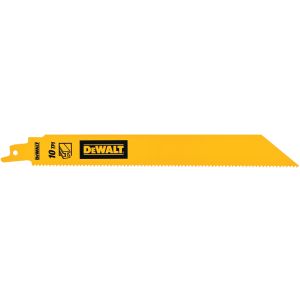 Полотно для сабельной пилы DEWALT DT90386, по металлу, 228 мм, 10 TPI, 50 шт. (DT90386-QZ-10)