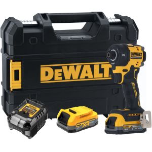Аккумуляторный масляный шуруповерт DEWALT DCF870E2T, 18 В, 56 Нм, 4200 уд/мин, с 2 АКБ 1.7 Ач и ЗУ, в кейсе TSTAK (DCF870E2T-QW)