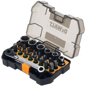 Набор бит и торцевых головок DEWALT McLaren Limited Edition DT70906, 23 шт., в кейсе (DT70906-QZ)