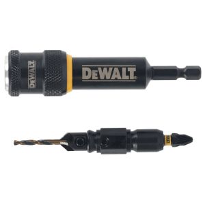 Быстросменный узел DEWALT Flip&Drive DT70787: бита PZ2, 25 мм + пилотное сверло с зенкером, 2.77 мм