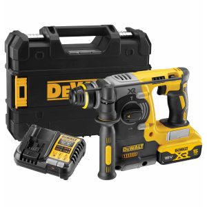 Аккумуляторный перфоратор DEWALT DCH273P1T, 18 В, 2.1 Дж, 4600 уд/мин, с АКБ 5 Ач и ЗУ, в кейсе TSTAK (DCH273P1NT-XJ)