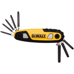 Набор Torx ключей DEWALT DWHT70264, T9-T40, 8 шт.