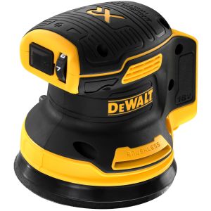 Аккумуляторная эксцентриковая шлифмашина DEWALT DCW210P1, 18 В, 125 мм, 12000 кол/мин, с АКБ 5 Ач и ЗУ