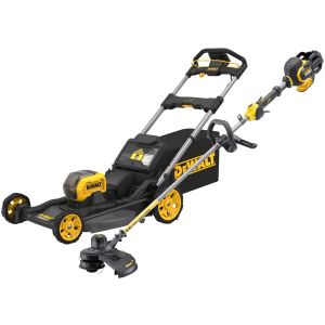 Аккумуляторный набор садовой техники DEWALT, 54 В: газонокосилка DCMWP500 + триммер DCM571, без АКБ и ЗУ