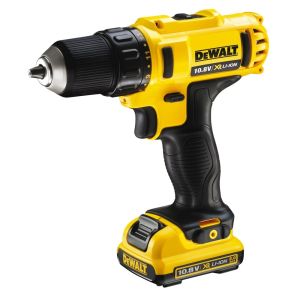 Аккумуляторная компактная безударная дрель-шуруповерт DEWALT DCD710D2, 180 Вт, 10.8 (12) В, XR