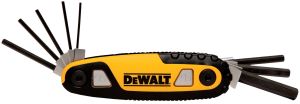 Набор шестигранных ключей DEWALT DWHT70263, 1.5-8 мм, 8 шт.