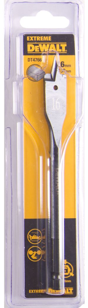 Сверло по дереву DEWALT EXTREME IMPACT, 16x132x152 мм, 1 шт. (DT4766-QZ)