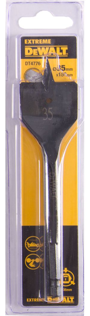 Сверло DEWALT EXTREME DT4776, по дереву перьевое IMPACT 1/4 дюйма 35 x 152 мм
