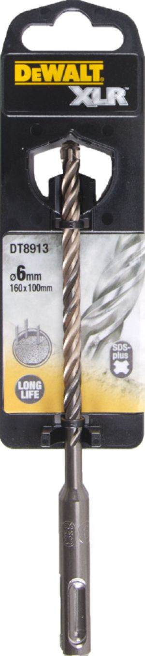 Бур DEWALT DT8913, SDS-Plus, XLR, по бетону, (6 x 100 x 160)